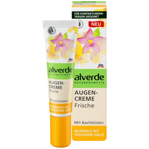 Alverde Augencreme Frische mit Bachblüten (Krem pod oczy)