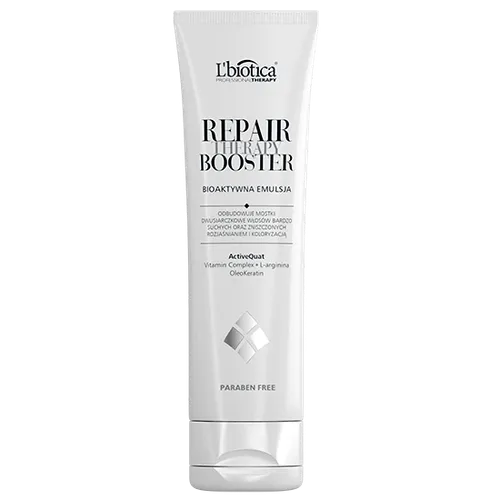 L'biotica Professional Therapy, Repair Therapy Booster (Bioaktywna emulsja do włosów suchych, zniszczonych farbowaniem i koloryzacją)