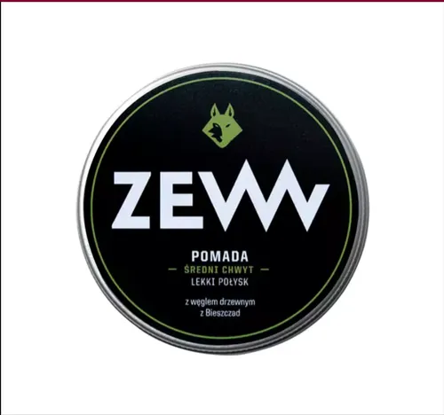 Zew For Men Pomada wodna do włosów z węglem drzewnym z Bieszczad