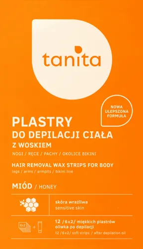 Tanita Miodowe plastry do depilacji ciała (nowa wersja) - 1