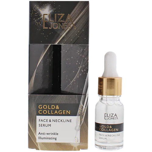 Eliza Jones Glow & Collagen, Face & Neckline Serum Anti- wrinkle Illuminating (Serum do twarzy, szyi i dekoltu)