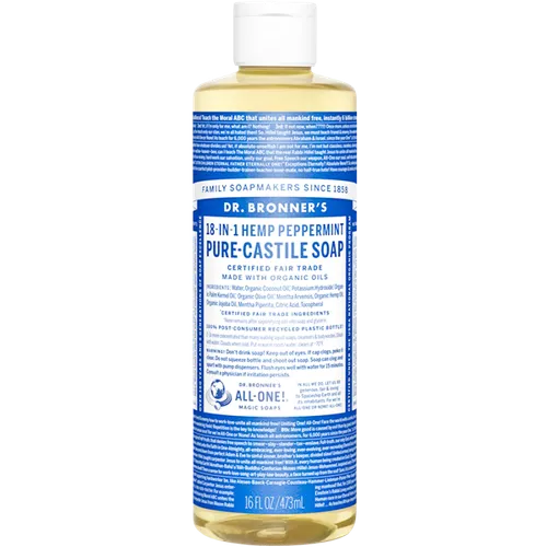 Dr. Bronner's Pure-Castile Liquid Soap Peppermint (Mydło w płynie)