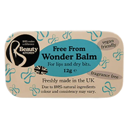 Beauty Kitchen UK Ltd. Free From Wonder Balm for Lips and Dry Bits (Głęboko nawilżający i odżywczy balsam do ust)