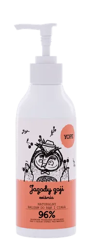 Yope Naturalny balsam do rąk i ciała `Jagody goji i wiśnia`