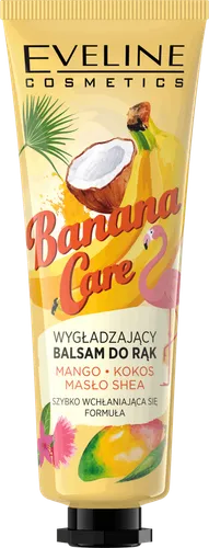 Eveline Cosmetics Banana Care, Wygładzający balsam do rąk