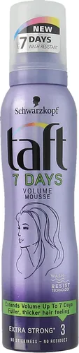 Schwarzkopf Taft 7 Days, Volume Mousse (Pianka do włosów mocno utrwalająca `Długotrwała objętość`)