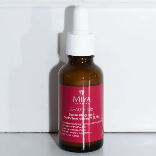 Miya Cosmetics BEAUTY.lab, Serum liftingujące z retinolem roślinnym [2,5%] - 2