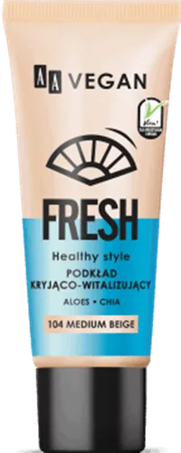 AA Vegan Fresh, Podkład kryjąco-witalizujący - 1