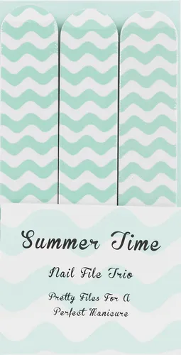 Rossmann Summer Time, Nail File Trio (Zestaw pilników do paznokci)