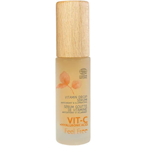 Feel Free Vit. C + Hyaluronic Acid, Vitamin Drop Serum (Serum do twarzy z witaminą C i kwasem hialuronowym)