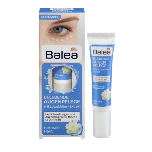 Balea Belebende Augenpflege mit Lotus-blute Extrakt (Odświeżający krem pod oczy)