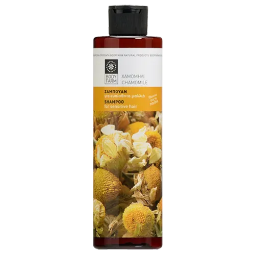 Body Farm Chamomile, Shampoo (Rumiankowy szampon  dla każdego rodzajów włosów)