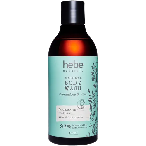 Hebe Naturals, Żel pod prysznic `Ogórek & kiwi`