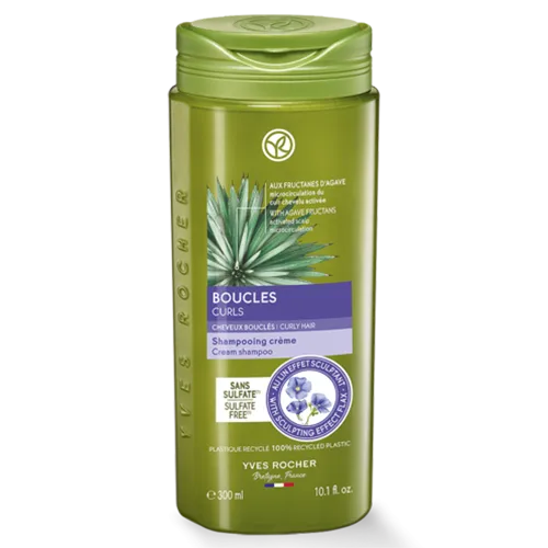 Yves Rocher Boucles Shampooing Creme (Szampon do włosów kręconych ułatwiający rozczesywanie)