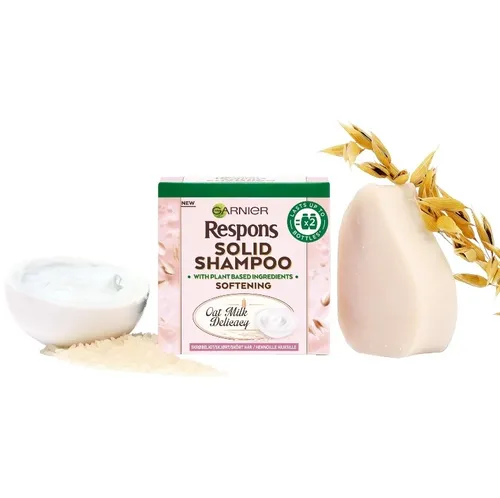 Garnier Respons Softening Solid Shampoo Oat Milk Delicacy (Szampon do włosów w kostce) - 2