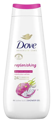 Dove Advanced Care, Dragon Fruit & Coconut Cream, Replenishing Shower Gel (Żel pod prysznic o zapachu pitai i kokosa)