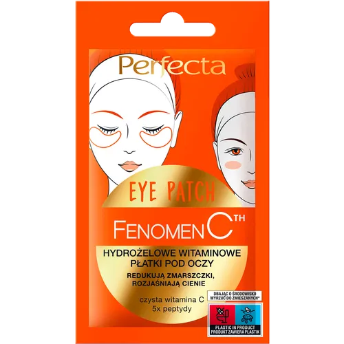 Perfecta Fenomen C, Hydrożelowe witaminowe płatki pod oczy `Eye Patch`