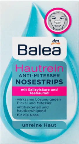 Balea Hautrein, Anti-Mitesser Nosestripes (Plastry oczyszczające na nos)