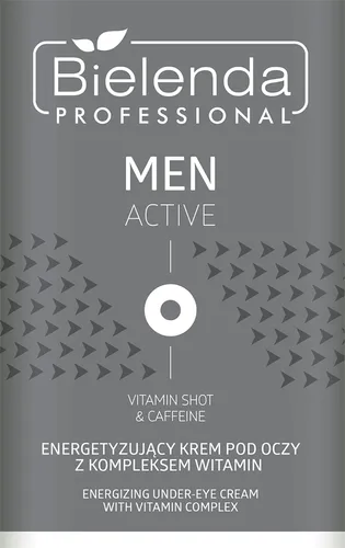 Bielenda Professional Men Active, Energetyzujący krem pod oczy z kompleksem witamin - 2