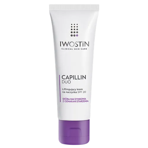 Iwostin Capillin Duo, Liftingujący krem na naczynka SPF 20