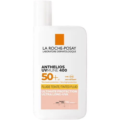 La Roche-Posay Anthelios, UVmune 400 Tinted Fluid SPF50+ (Koloryzujący fluid do twarzy z filtrem)