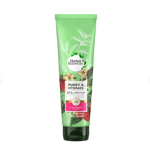 Herbal Essences Purify & Hydrate, Strawberry & Mint, Silocone-Free Conditioner (Odżywka do włosów bez silikonów)