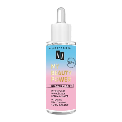 AA My Beauty Power, Intensywnie nawilżające serum-booster `Niacynamid 10%`