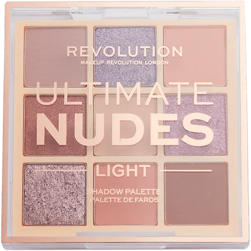 Revolution Beauty (Makeup Revolution) Ultimate Nudes Light Shadow Palette (Paleta 9 cieni do powiek) - 2