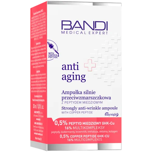 Bandi Anti Aging, Ampułka silnie przeciwzmarszczkowa z peptydem miedziowym - 2