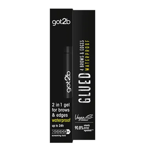 Got2b Glued 4 Brows & Edges Waterproof 2in 1 (Wodoodporny żel do brwi 2W1)