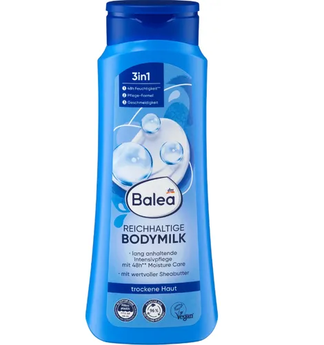 Balea Moisturising  Body Milk 3 in 1 (Mleczko do ciała 3w1 (nowa wersja))
