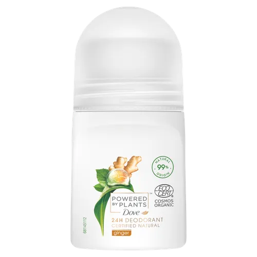 Dove Powered By Plants, 24h Deodorant Roll-on Ginger (Dezodorant w kulce `Imbir`)