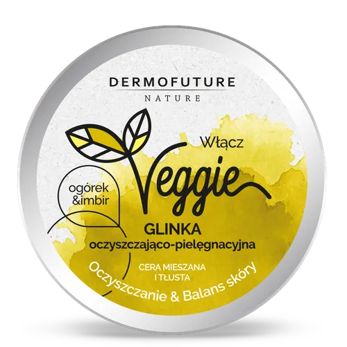 Dermofuture Precision Veggie, Glinka oczyszczająca `Ogórek i imbir`