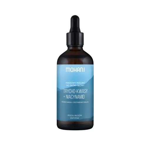 Mohani Równoważący peeling kwasowy do skóry głowy `Trycho-kwasy + niacynamid `