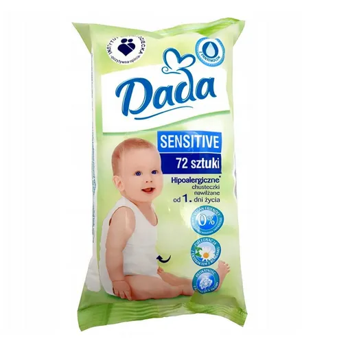 Dada Sensitive, Hipoalegiczne chusteczki nawilżane od 1. dnia życia