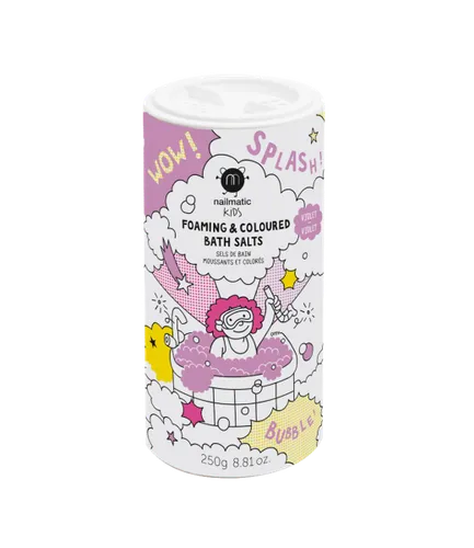 Nailmatic Foaming & Coloured Bath Salts (Pieniąca się sól do kąpieli dla dzieci)