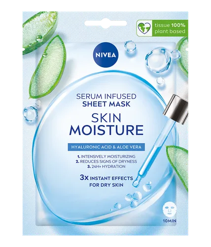Nivea Skin Moisture Serum Infused Sheet Mask (Maska w płachcie z serum nawilżającym) - 1