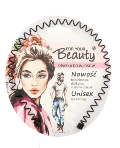 For Your Beauty Opaska do włosów bezuciskowa unisex - 2