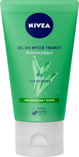 Nivea Oczyszczający żel do mycia twarzy wzbogacony o algi oceaniczne, Cera tłusta i mieszana - 1