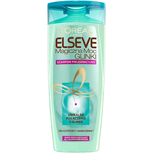L'Oreal Paris Elseve, Magiczna Moc Glinki, szampon do włosów z tendencją do przetłuszczania się, z suchymi końcówkami