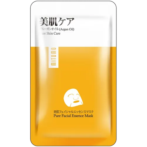 Mitomo Premium, Pure Facial Essence Mask (Odżywcza maska do twarzy w płachcie)