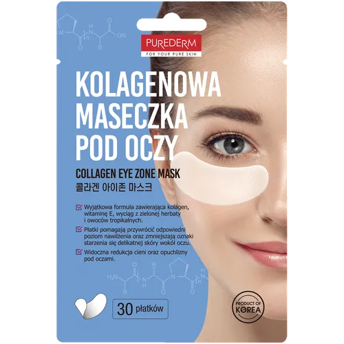 Purederm Collagen Eye Zone Mask (Kolagenowa maseczka na oczy) - 1