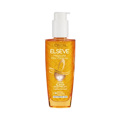 L'Oreal Paris Elseve, Magiczna Moc Olejków, Lekki eliksir odżywczy z olejkiem kokosowym do włosów normalnych lub suchych - 1