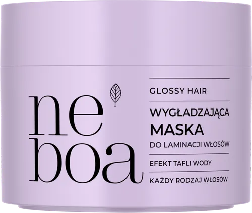 Neboa Glossy Hair, Wygładzająca maska do laminacji włosów