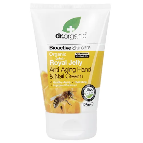 Dr.Organic Royal Jelly, Anti - Aging Hand & Nail Cream (Krem do rąk i paznokci z mleczkiem pszczelim)