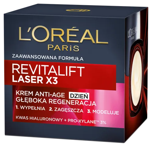 L'Oreal Paris Revitalift Laser X3, Krem przeciwzmarszczkowy o mocy lasera na dzień - 2