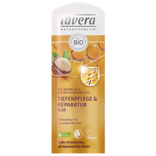 Lavera Tiefenpflege & Reparatur Kur (Maska do suchych włosów z olejkami z migdałów i makadamii)