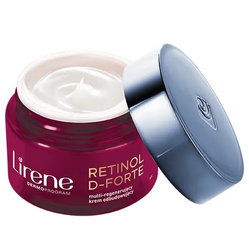 Lirene Dermoprogram Retinol D-Forte, Multi-regenerujący krem odbudowujący 70+