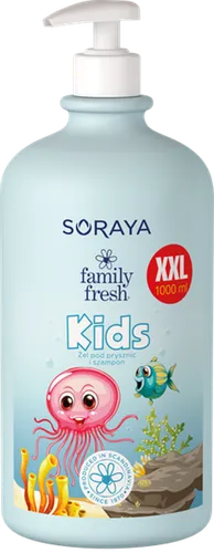 Soraya Family Fresh Kids, Żel od prysznic i szampon 2 w 1 dla dzieci