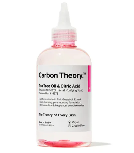 Carbon Theory Tea Tree Oil & Citric Acid Purifying Tonic (Oczyszczający tonik do twarzy)